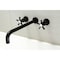 Kingston Brass KS8040NX Wall Mount Tub Faucet, Matte Black KS8040NX - alternate 3